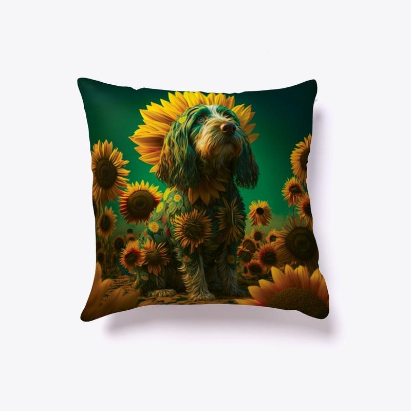 Vibrant Sunflower Pillow